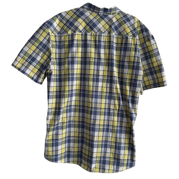 Ecko Unltd Mens 2XL Plaid Short Sleeve Button-Up Shirt Pocket - Picture 4 of 6